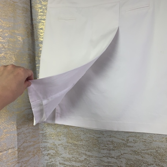 Rw&co White Cotton Blend Women’s Mini Skirt Size 4 - Picture 4 of 15
